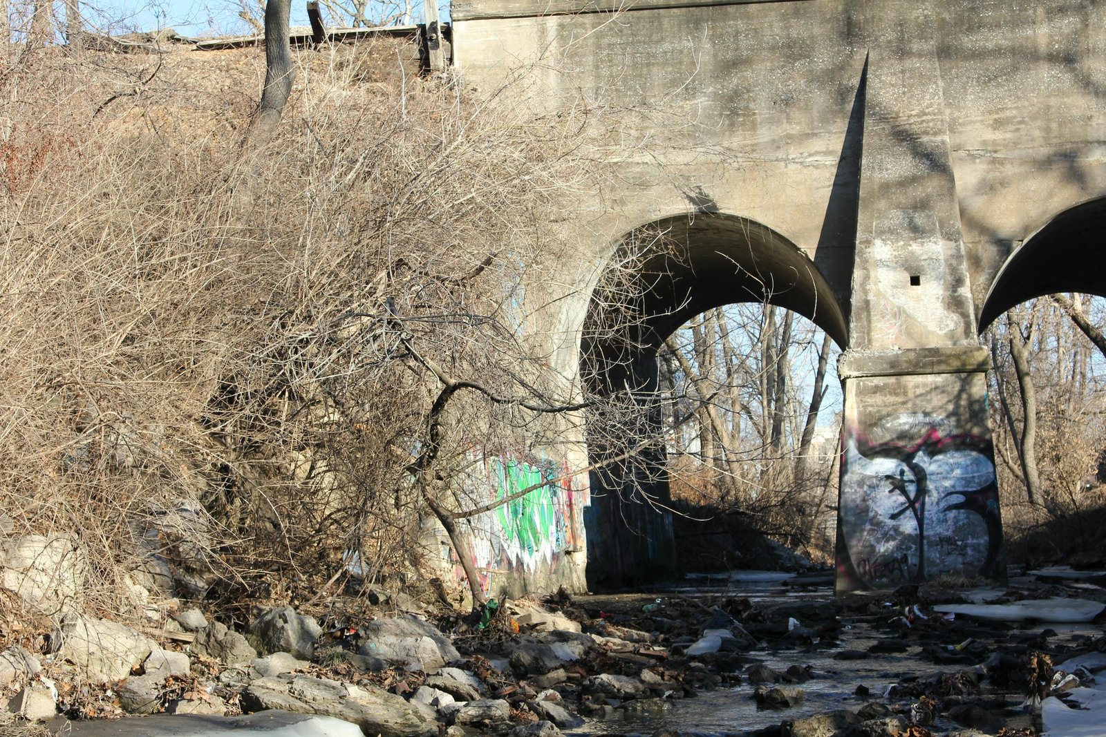 West abutment